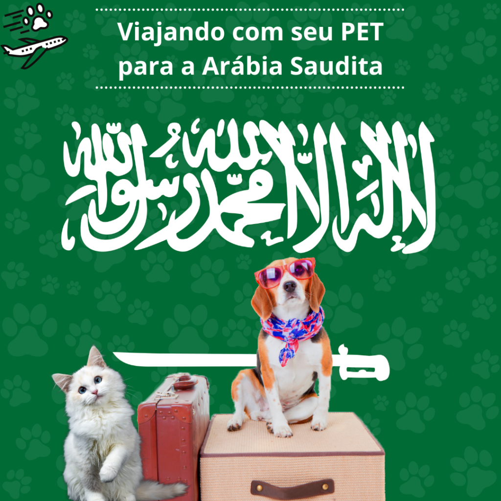 Viajar com animais para Arábia Saudita